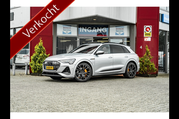 Audi e-tron 95kWh | 55 Quattro S Line binnen + buiten | SOH 91% | AppleCarPlay | Pano | ACC