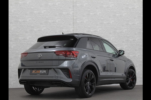 Volkswagen T-Roc 1.5 TSI R-Line | Panorama | IQ-Light | ACC | Black-Line | Keyless-Entry | 19 inch | Carplay | Stuurverwarming | Dodehoek | Virtual-Cockpit | Stoelverwarming | Leder Dashboard | Climate Control | Autom. Parkeren | Autom. Achterklep | Draadloos Laden |