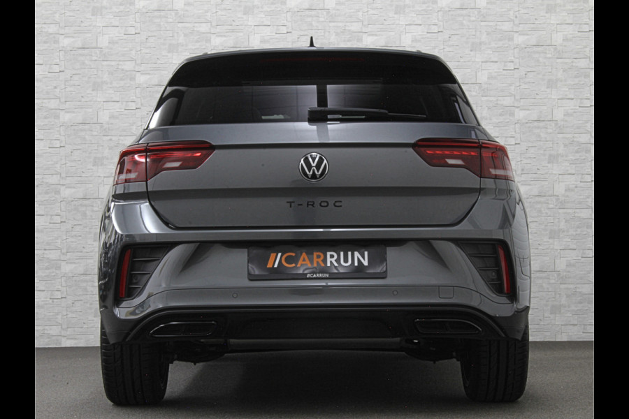 Volkswagen T-Roc 1.5 TSI R-Line | Panorama | IQ-Light | ACC | Black-Line | Keyless-Entry | 19 inch | Carplay | Stuurverwarming | Dodehoek | Virtual-Cockpit | Stoelverwarming | Leder Dashboard | Climate Control | Autom. Parkeren | Autom. Achterklep | Draadloos Laden |