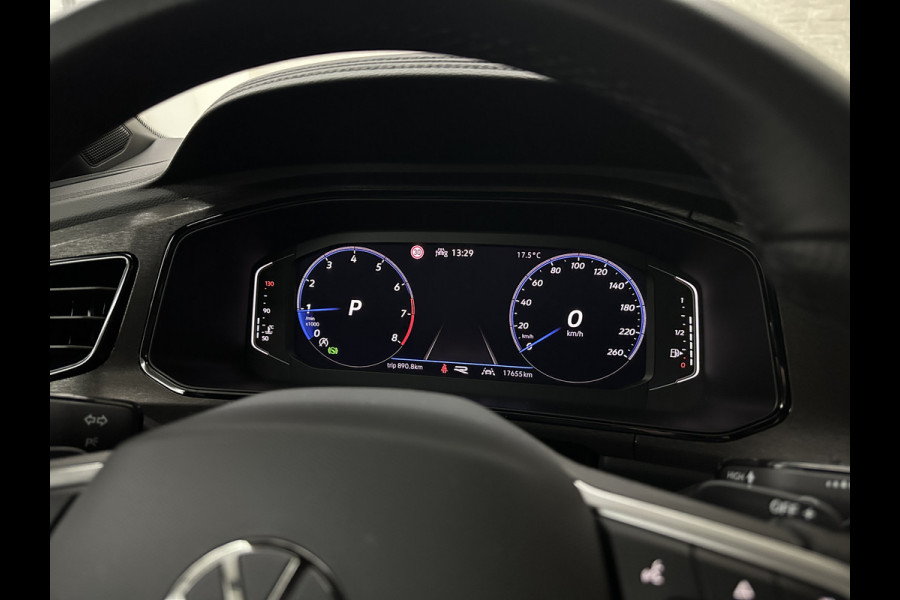 Volkswagen T-Roc 1.5 TSI R-Line | Panorama | IQ-Light | ACC | Black-Line | Keyless-Entry | 19 inch | Carplay | Stuurverwarming | Dodehoek | Virtual-Cockpit | Stoelverwarming | Leder Dashboard | Climate Control | Autom. Parkeren | Autom. Achterklep | Draadloos Laden |