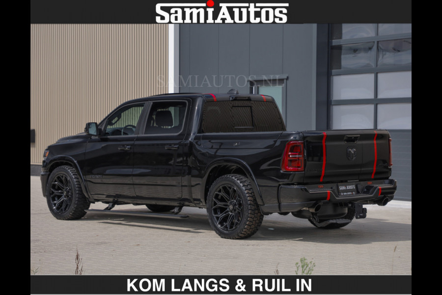 Dodge Ram LIMITED H.O 540PK | Massage + Full Option €84950,- excl | De Meest Luxe en Volle Pick-Up in zijn Klasse | Comfortabele Dubbele Cabine met Royale 5 Zitplaatsen | BPM vrij | Nu Leverbaar uit Voorraad | Voorraad Nr 2326 - 5169 | De specialist in Amerikaanse pick‑ups in Nederland en Europa.