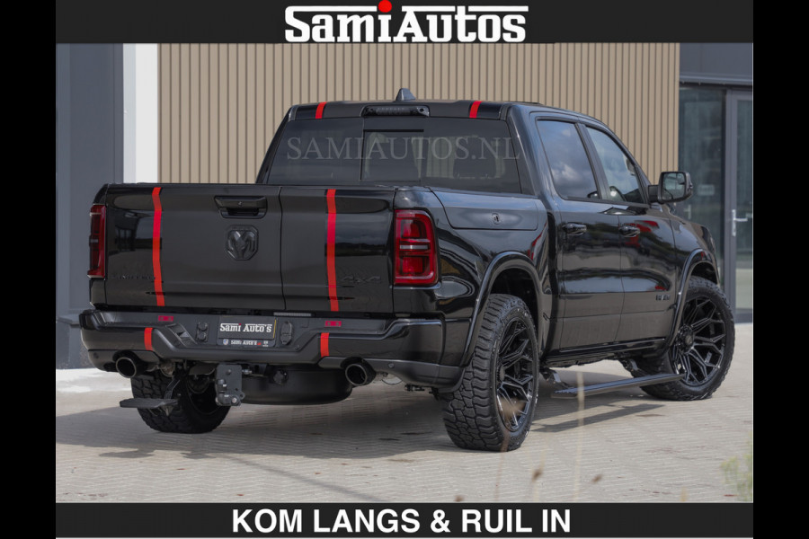 Dodge Ram LIMITED H.O 540PK | Massage + Full Option €84950,- excl | De Meest Luxe en Volle Pick-Up in zijn Klasse | Comfortabele Dubbele Cabine met Royale 5 Zitplaatsen | BPM vrij | Nu Leverbaar uit Voorraad | Voorraad Nr 2326 - 5169 | De specialist in Amerikaanse pick‑ups in Nederland en Europa.
