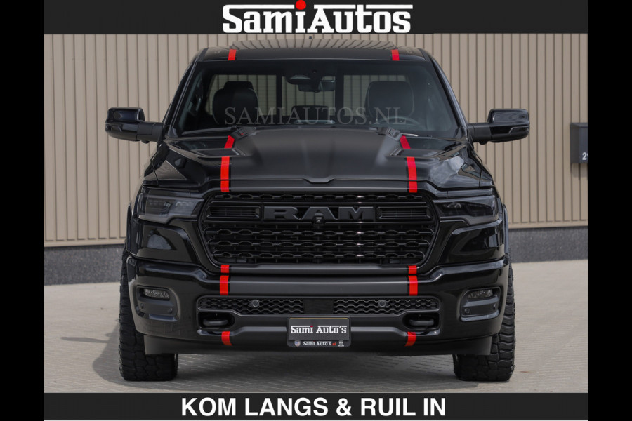Dodge Ram LIMITED H.O 540PK | Massage + Full Option €84950,- excl | De Meest Luxe en Volle Pick-Up in zijn Klasse | Comfortabele Dubbele Cabine met Royale 5 Zitplaatsen | BPM vrij | Nu Leverbaar uit Voorraad | Voorraad Nr 2326 - 5169 | De specialist in Amerikaanse pick‑ups in Nederland en Europa.