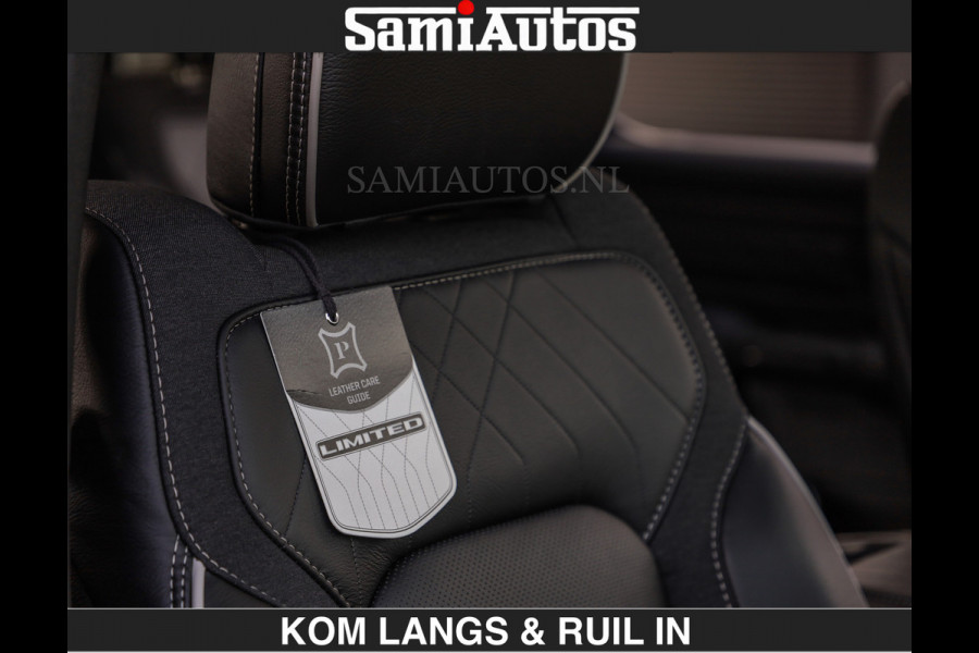 Dodge Ram LIMITED H.O 540PK | Massage + Full Option €84950,- excl | De Meest Luxe en Volle Pick-Up in zijn Klasse | Comfortabele Dubbele Cabine met Royale 5 Zitplaatsen | BPM vrij | Nu Leverbaar uit Voorraad | Voorraad Nr 2326 - 5169 | De specialist in Amerikaanse pick‑ups in Nederland en Europa.