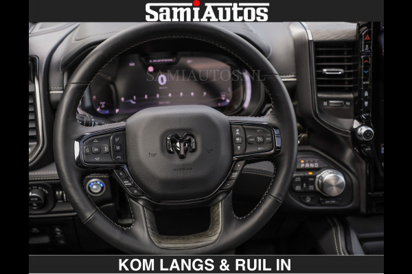 Dodge Ram LIMITED H.O 540PK | Massage + Full Option €84950,- excl | De Meest Luxe en Volle Pick-Up in zijn Klasse | Comfortabele Dubbele Cabine met Royale 5 Zitplaatsen | BPM vrij | Nu Leverbaar uit Voorraad | Voorraad Nr 2326 - 5169 | De specialist in Amerikaanse pick‑ups in Nederland en Europa.