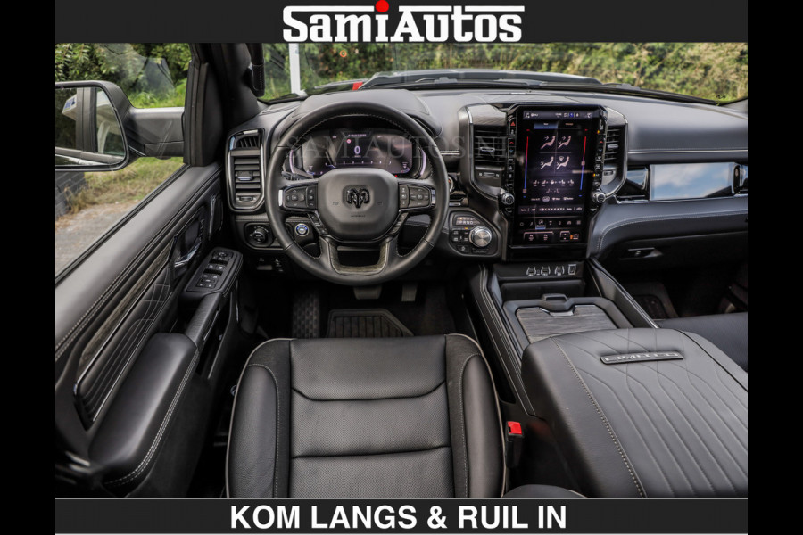 Dodge Ram LIMITED H.O 540PK | Massage + Full Option €84950,- excl | De Meest Luxe en Volle Pick-Up in zijn Klasse | Comfortabele Dubbele Cabine met Royale 5 Zitplaatsen | BPM vrij | Nu Leverbaar uit Voorraad | Voorraad Nr 2326 - 5169 | De specialist in Amerikaanse pick‑ups in Nederland en Europa.