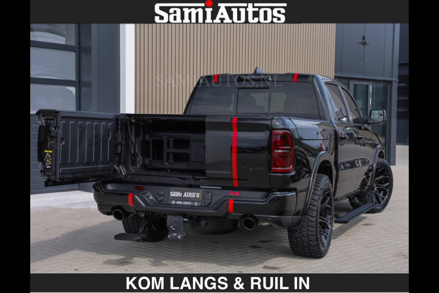 Dodge Ram LIMITED H.O 540PK | Massage + Full Option €84950,- excl | De Meest Luxe en Volle Pick-Up in zijn Klasse | Comfortabele Dubbele Cabine met Royale 5 Zitplaatsen | BPM vrij | Nu Leverbaar uit Voorraad | Voorraad Nr 2326 - 5169 | De specialist in Amerikaanse pick‑ups in Nederland en Europa.