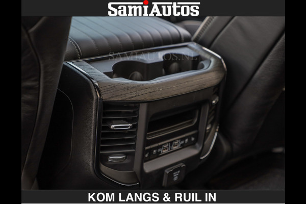 Dodge Ram LIMITED H.O 540PK | Massage + Full Option €84950,- excl | De Meest Luxe en Volle Pick-Up in zijn Klasse | Comfortabele Dubbele Cabine met Royale 5 Zitplaatsen | BPM vrij | Nu Leverbaar uit Voorraad | Voorraad Nr 2326 - 5169 | De specialist in Amerikaanse pick‑ups in Nederland en Europa.