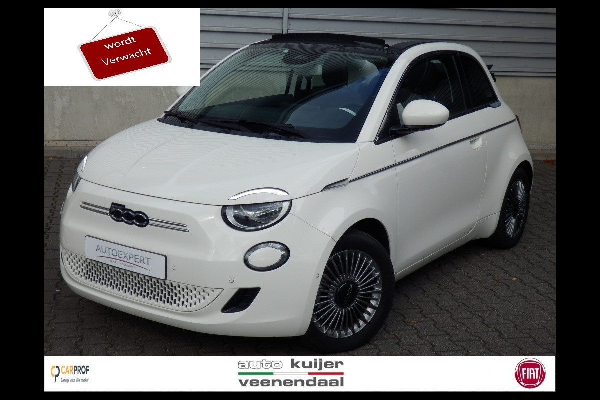 Fiat 500E Icon 42 kWh | Cabrio | Camera | Verwacht komende week