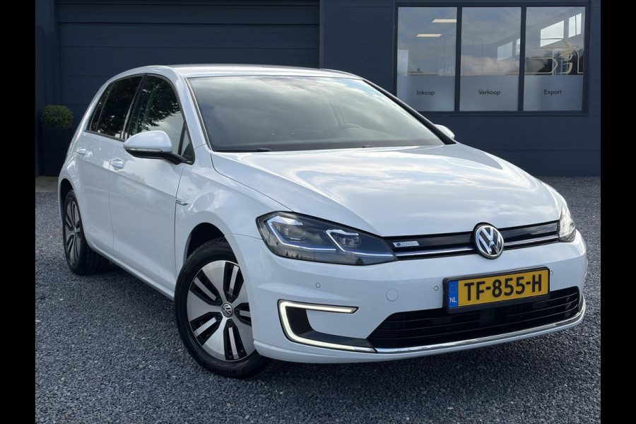Volkswagen e-Golf ✓SOH 84,55%✓Carplay✓Navi✓LED✓Clima✓Cruise✓Pdc V+A✓Lm velgen✓N.A.P✓Apk tot 07-2027