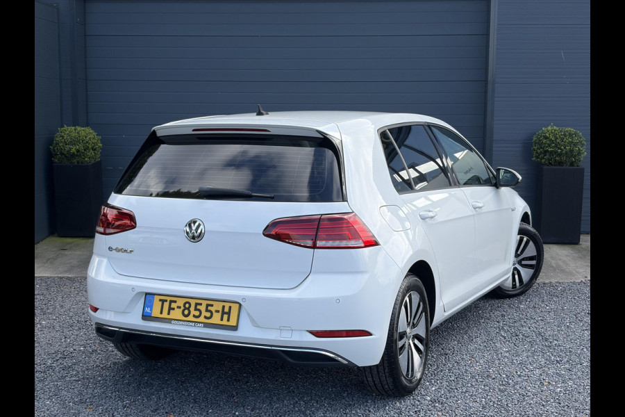 Volkswagen e-Golf ✓SOH 84,55%✓Carplay✓Navi✓LED✓Clima✓Cruise✓Pdc V+A✓Lm velgen✓N.A.P✓Apk tot 07-2027