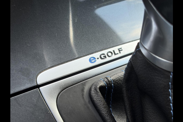 Volkswagen e-Golf ✓SOH 84,55%✓Carplay✓Navi✓LED✓Clima✓Cruise✓Pdc V+A✓Lm velgen✓N.A.P✓Apk tot 07-2027