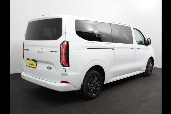Ford E-Transit Custom 340 L2H1 Limited 65 kWh 8 persoons Adaptieve cruise control Airco Lichtmetalen Velgen Extra getint glas Camera Navigatie Apple Carplay/ Android Auto