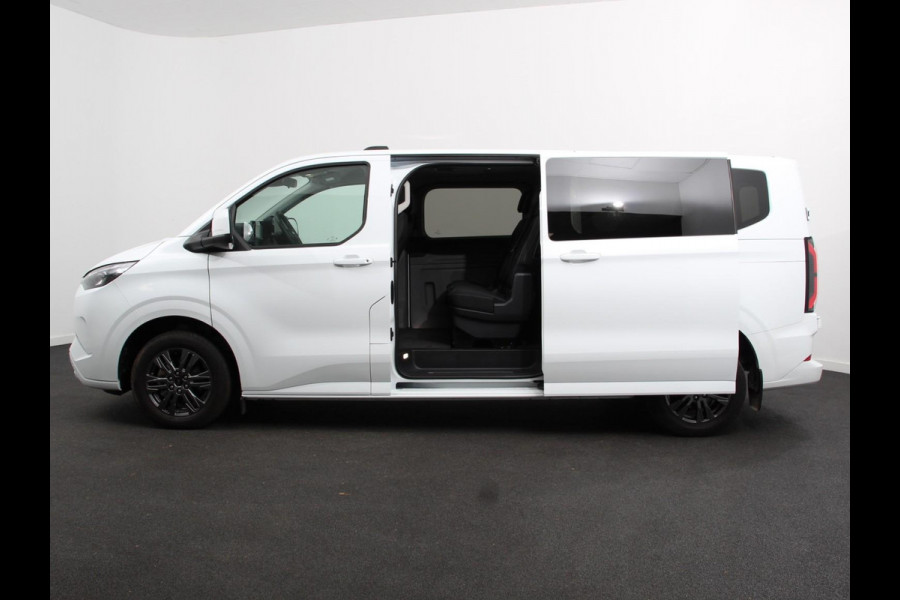 Ford E-Transit Custom 340 L2H1 Limited 65 kWh 8 persoons Adaptieve cruise control Airco Lichtmetalen Velgen Extra getint glas Camera Navigatie Apple Carplay/ Android Auto