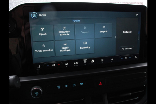 Ford E-Transit Custom 340 L2H1 Limited 65 kWh 8 persoons Adaptieve cruise control Airco Lichtmetalen Velgen Extra getint glas Camera Navigatie Apple Carplay/ Android Auto