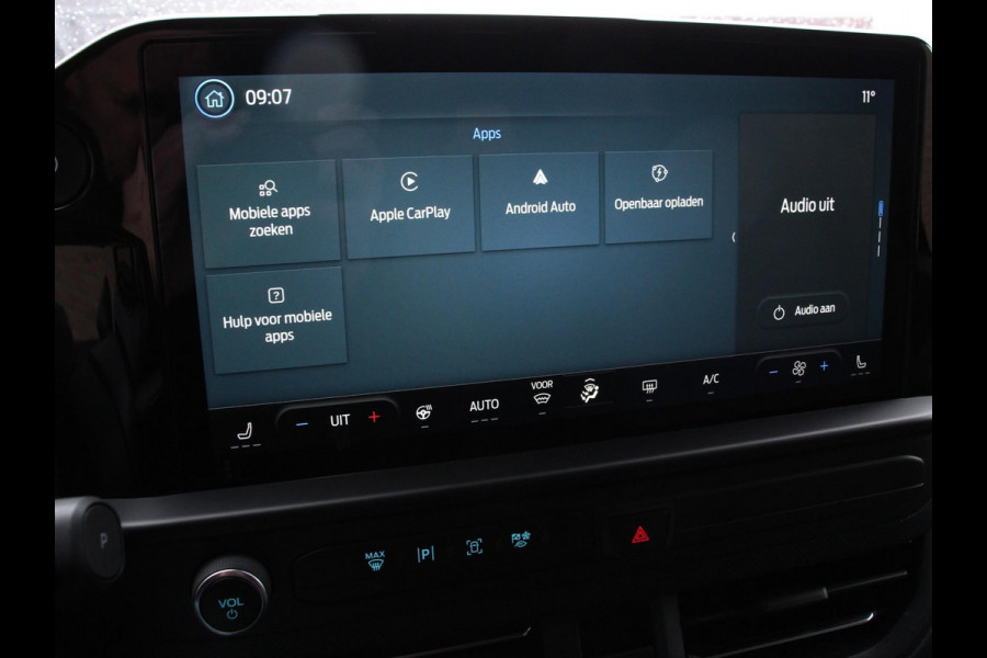 Ford E-Transit Custom 340 L2H1 Limited 65 kWh 8 persoons Adaptieve cruise control Airco Lichtmetalen Velgen Extra getint glas Camera Navigatie Apple Carplay/ Android Auto