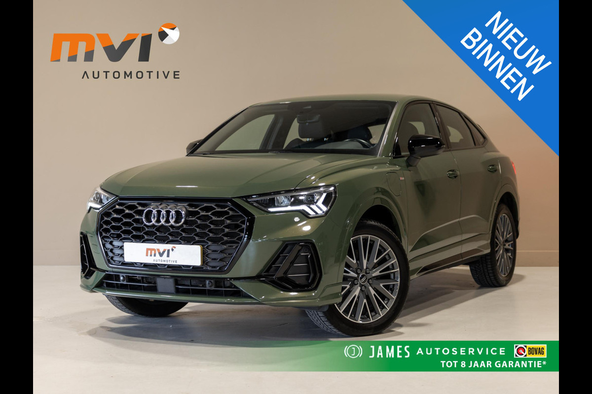 Audi Q3 Sportback 45 TFSI e S-Line Edition / 245pk / NAP / Achteruitrij camera / Trekhaak / Dodehoek herkenning /