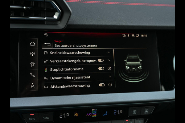 Audi A3 Sportback 45 TFSI e S edition Competition | Panoramadak | 5 jr Garantie | HUD | Sonos Sound | Camera | Ambiance interieur | Active Cruise | S-Seats + Memory | Stoelverwarming | Keyless |
