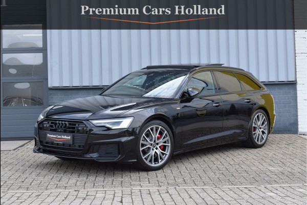 Audi A6 Avant 55 TFSI e Quattro S-Line 367 Pk Competition Pano HUD Leder Soft-Close Trekhaak S6 Uitlaat 20 Inch