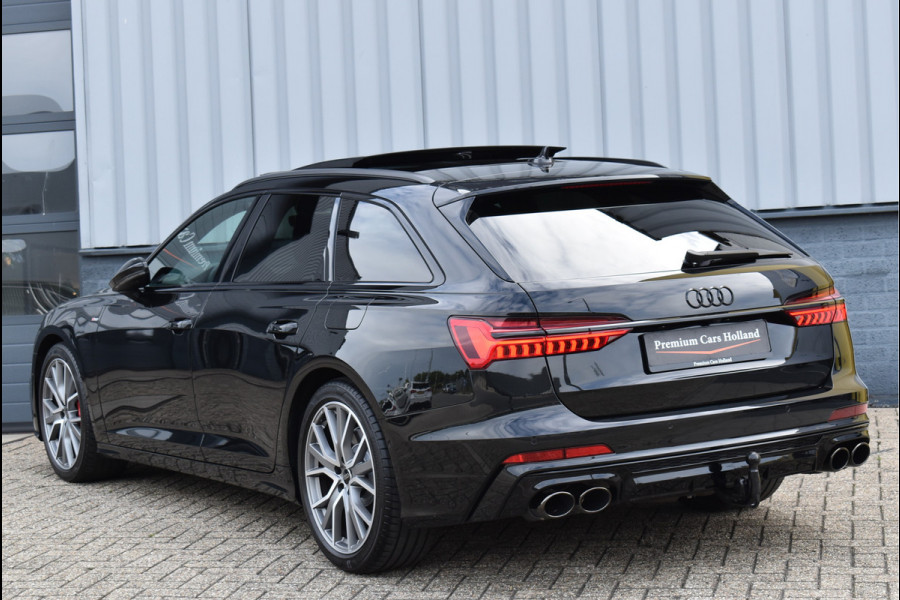 Audi A6 Avant 55 TFSI e Quattro S-Line 367 Pk Competition Pano HUD Leder Soft-Close Trekhaak S6 Uitlaat 20 Inch