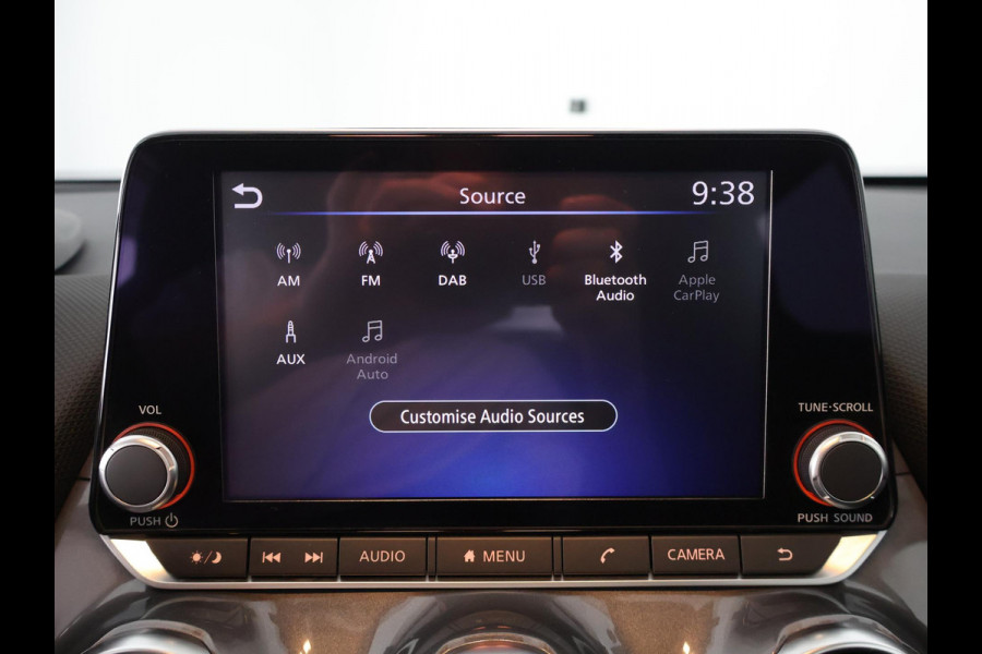 Nissan Juke DIG-T ACENTA CARPLAY NAVI GARANTIE TOT 04-2034! BIJNA NIEUW!. CAMERA .