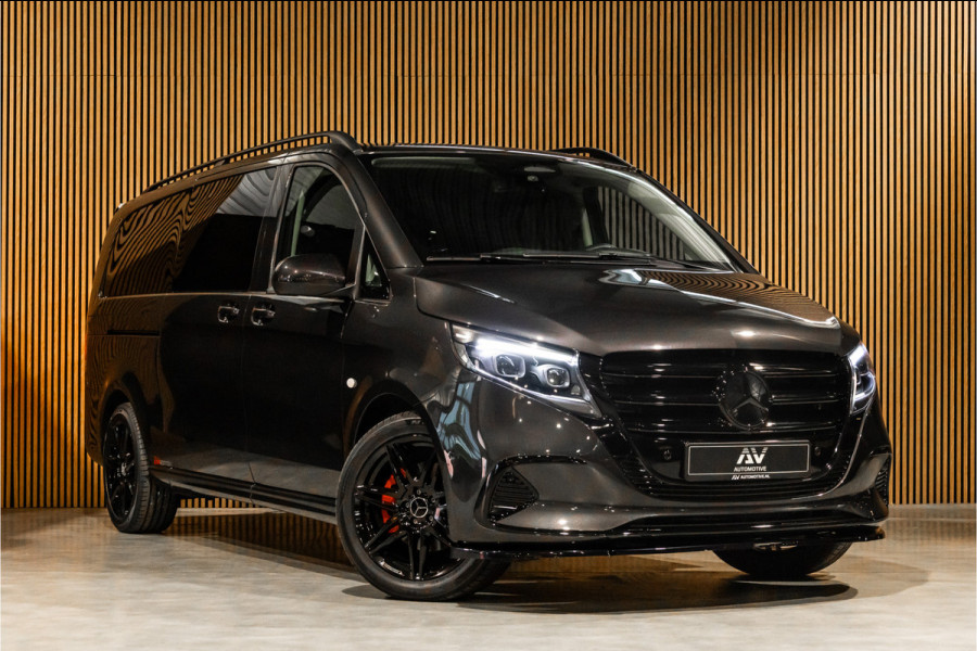 Mercedes-Benz Vito 119 CDI DC L3 XL | AMG | L+R Schuifdeur | Dubbel cabine | Navigatie | CarPlay | Camera | Lederen bekleding | Stoelverwarming | 2500 kg trekgewicht | Trekhaak | Multibeam Led | PDC V+A