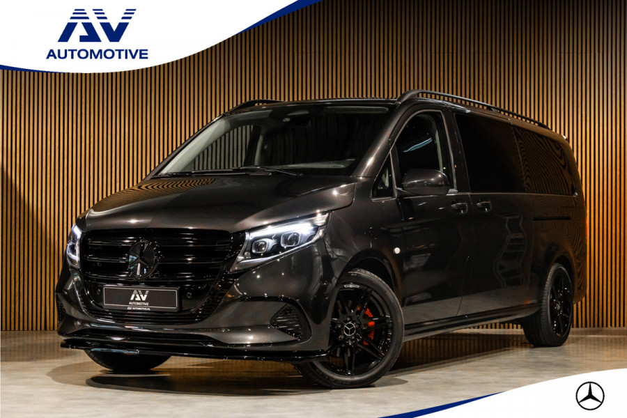 Mercedes-Benz Vito 119 CDI DC L3 XL | AMG | L+R Schuifdeur | Dubbel cabine | Navigatie | CarPlay | Camera | Lederen bekleding | Stoelverwarming | 2500 kg trekgewicht | Trekhaak | Multibeam Led | PDC V+A