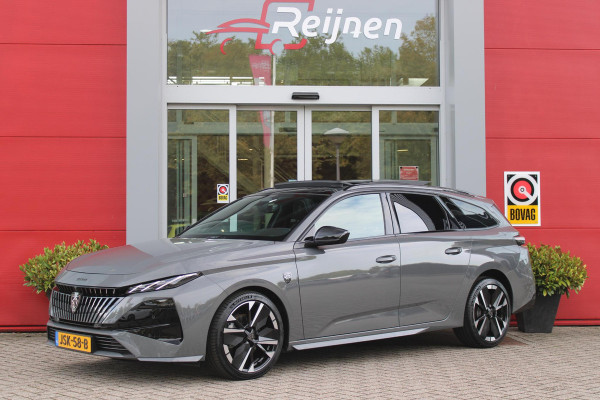 Peugeot 308 SW Peugeot 308 SW 1.2 Hybrid 145PK GT AUTOMAAT | PANORAMA SCHUIF/KANTEL DAK | AFNEEMBARE TREKHAAK | NAVIGATIE | SENSATION PACK: FOCAL HIFI SYSTEM (PREMIUM HIFI SYSTEEM MET 10 SPEAKERS)/DRAADLOZE TELEFOONLADER | 360° VISION & DRIVE ASSIST PLUS PACK: ACHTERUITRIJCAMERA 360° VISIOPARK 3 (4 CAMERA'S)/PARKEERHULP VOOR EN ACHTER/ANTI DIEFSTAL ALARM/PEUGEOT i-COCKPIT MET CONFIGUREERBAAR 3D-INSTRUMENTENPANEEL/CLEAN CABIN | | 18" LICHTMETALEN VELGEN "PORTLAND" | DRAADLOZE APPLE CARPLAY/ANDROID AUTO | KEYLESS ENTRY/START | SFEER VERLICHTING | ZWARTE HEMELBEKLEDING | FULL LED MAT
