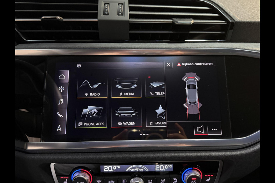Audi Q3 Sportback 45 TFSI e S Edition 20"/Adaptieve cruise/Dodehoek/LED/Elektrische klep/Keyless/Stoelverwarming/PDC v+a/Apple Carplay & Android Auto
