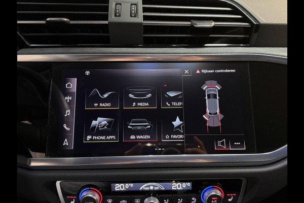 Audi Q3 Sportback 45 TFSI e S Edition 20"/Adaptieve cruise/Dodehoek/LED/Elektrische klep/Keyless/Stoelverwarming/PDC v+a/Apple Carplay & Android Auto