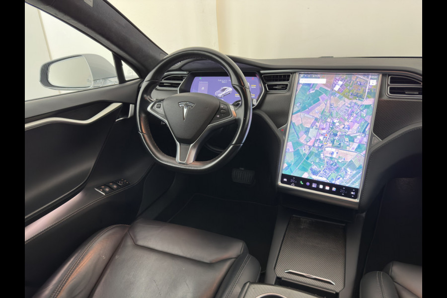 Tesla Model S 75D Base [3-Fase-17kW] {SoH-87%} (INCL.BTW) Aut. *PANO-WINDOW | LEATHER | AIR-SUSPENION | FULL-LED | NAVI-FULLMAP | KEYLESS | MEMORY-PACK | HEATED-COMFORTSEATS | DIGI-COCKPIT |AUTO-PILOT | 19"ALU*