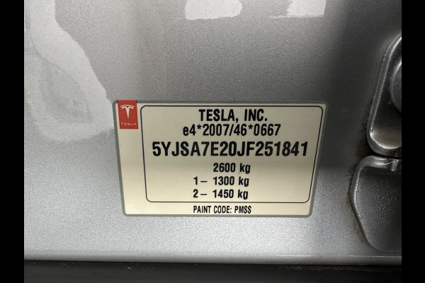 Tesla Model S 75D Base [3-Fase-17kW] {SoH-87%} (INCL.BTW) Aut. *PANO-WINDOW | LEATHER | AIR-SUSPENION | FULL-LED | NAVI-FULLMAP | KEYLESS | MEMORY-PACK | HEATED-COMFORTSEATS | DIGI-COCKPIT |AUTO-PILOT | 19"ALU*