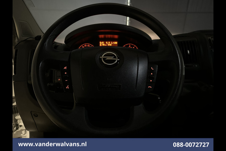 Opel Movano 2.2D 120pk L2H2 inrichting Euro6 Airco | Camera | Navigatie | Cruisecontrol Parkeersensoren, Bijrijdersbank