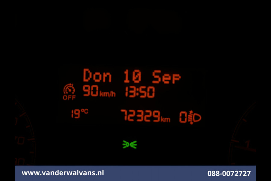 Opel Movano 2.2D 120pk L2H2 inrichting Euro6 Airco | Camera | Navigatie | Cruisecontrol Parkeersensoren, Bijrijdersbank