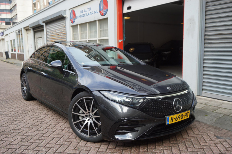 Mercedes-Benz EQS 450+ Edition 108 kWh AMG Airmatic | SOH 97.7 | Hyperscreen | Achterasbesturing | Panoramadak | Burmester | Head Up Display