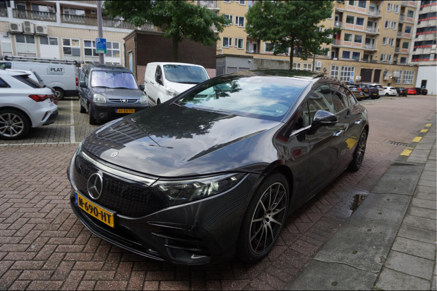 Mercedes-Benz EQS 450+ Edition 108 kWh AMG Airmatic | SOH 97.7 | Hyperscreen | Achterasbesturing | Panoramadak | Burmester | Head Up Display
