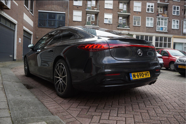 Mercedes-Benz EQS 450+ Edition 108 kWh AMG Airmatic | SOH 97.7 | Hyperscreen | Achterasbesturing | Panoramadak | Burmester | Head Up Display