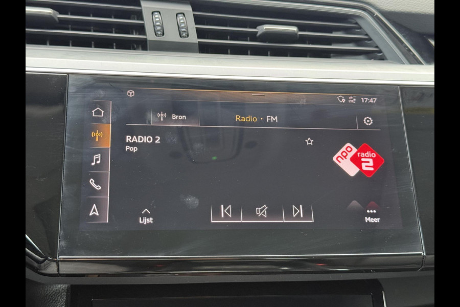 Audi e-tron e-tron 50 quattro Launch edition plus 71 kWh 2e Eigenaar|Navi|Pano|Trekhaak|Leder|Virtual Cockpit|Carplay|Cruise|N.A.P|APK tot 10-2027