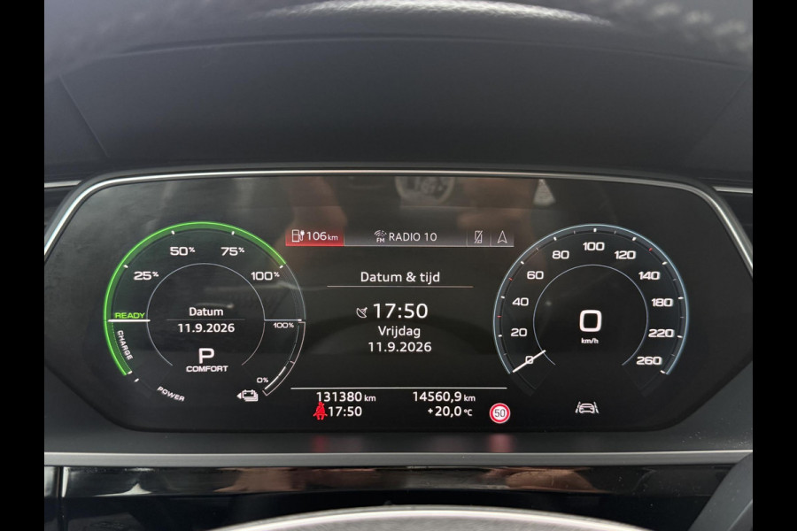 Audi e-tron e-tron 50 quattro Launch edition plus 71 kWh 2e Eigenaar|Navi|Pano|Trekhaak|Leder|Virtual Cockpit|Carplay|Cruise|N.A.P|APK tot 10-2027