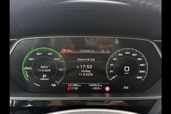 Audi e-tron e-tron 50 quattro Launch edition plus 71 kWh 2e Eigenaar|Navi|Pano|Trekhaak|Leder|Virtual Cockpit|Carplay|Cruise|N.A.P|APK tot 10-2027