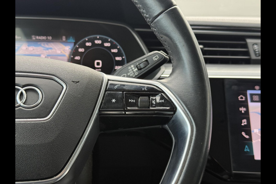 Audi e-tron e-tron 50 quattro Launch edition plus 71 kWh 2e Eigenaar|Navi|Pano|Trekhaak|Leder|Virtual Cockpit|Carplay|Cruise|N.A.P|APK tot 10-2027