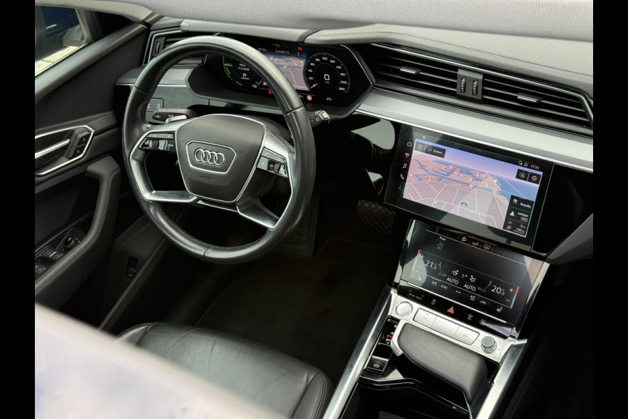 Audi e-tron e-tron 50 quattro Launch edition plus 71 kWh 2e Eigenaar|Navi|Pano|Trekhaak|Leder|Virtual Cockpit|Carplay|Cruise|N.A.P|APK tot 10-2027