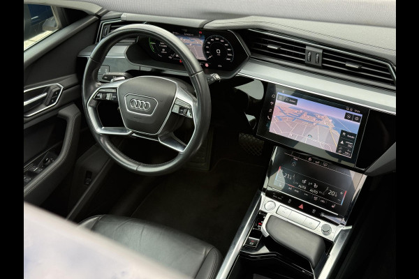 Audi e-tron e-tron 50 quattro Launch edition plus 71 kWh 2e Eigenaar|Navi|Pano|Trekhaak|Leder|Virtual Cockpit|Carplay|Cruise|N.A.P|APK tot 10-2027