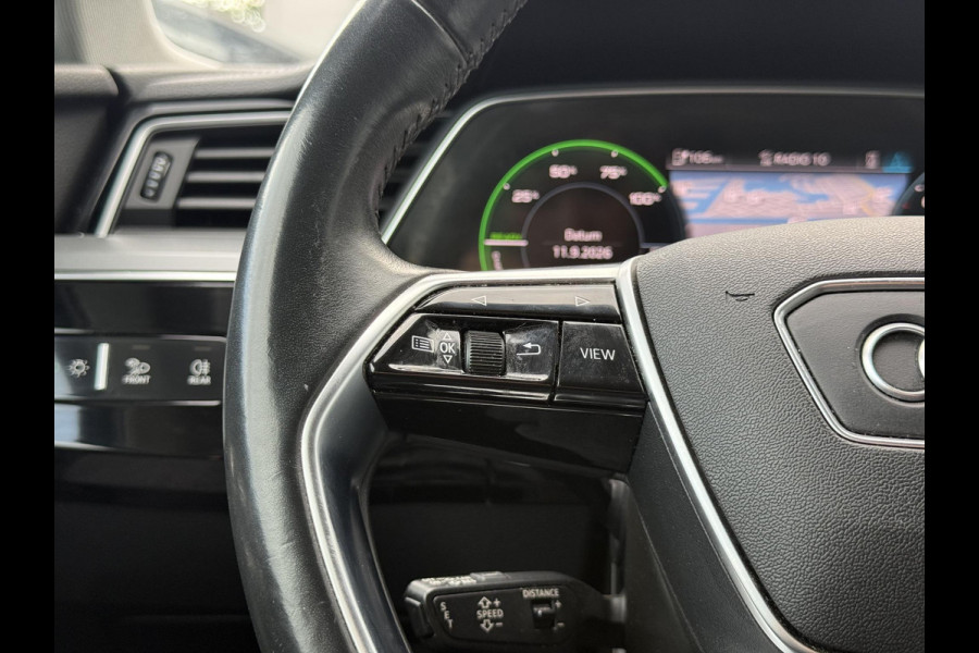 Audi e-tron e-tron 50 quattro Launch edition plus 71 kWh 2e Eigenaar|Navi|Pano|Trekhaak|Leder|Virtual Cockpit|Carplay|Cruise|N.A.P|APK tot 10-2027