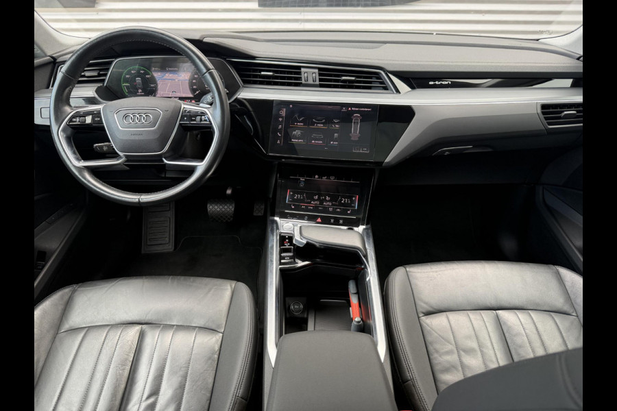 Audi e-tron e-tron 50 quattro Launch edition plus 71 kWh 2e Eigenaar|Navi|Pano|Trekhaak|Leder|Virtual Cockpit|Carplay|Cruise|N.A.P|APK tot 10-2027