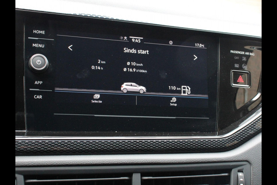 Volkswagen Polo 1.0 TSI Automaat Life Navigatie Apple Carplay/Android Auto Climate Control Digitale Cockpit Stoelverwarming Parkeer sensoren Adaptive Cruise Control Lichtmetalen Velgen