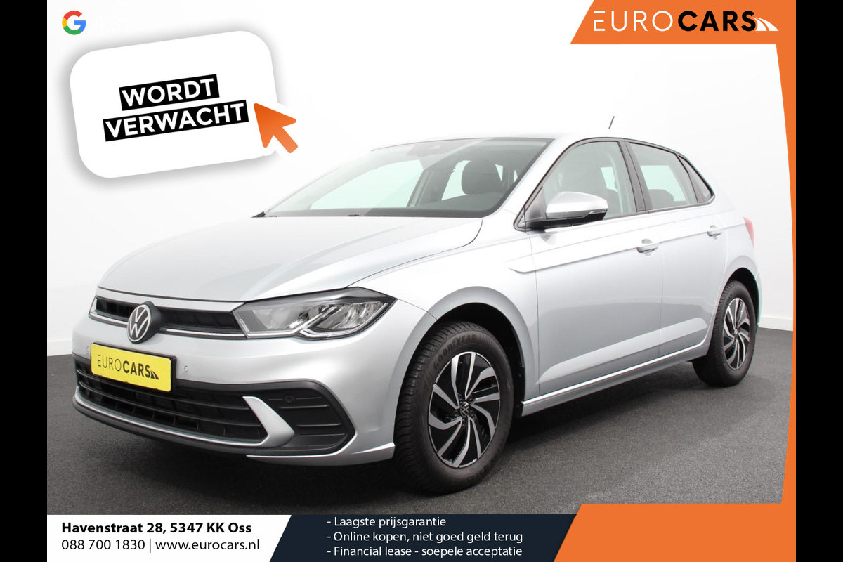 Volkswagen Polo 1.0 TSI Automaat Life Navigatie Apple Carplay/Android Auto Climate Control Digitale Cockpit Stoelverwarming Parkeer sensoren Adaptive Cruise Control Lichtmetalen Velgen