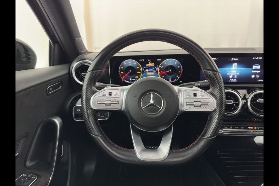 Mercedes-Benz A-Klasse 200 AMG Sportpack Business Solution (INCL-BTW) Aut. *PANO | LEATHER-MICROFIBRE | FULL-LED | HEATED-SPORTSEATS | WIDESCREEN-DIGIOCKPIT | DAB+ | NAVI-FULLMAP | CAMERA | PRIVACYGLASS | SHIFTPADDLES | 18''ALU*