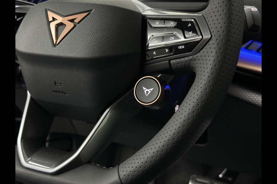 CUPRA Tavascan 286pk 77 kWh Aero-pack | Nieuw! | Winter-Pack | Warmtepomp | Verlengde Fabrieksgarantie | 7x Op Voorraad | Adaptive Cruise Contr 3-Zone Clima | Verwarmde Voorruit | Keyless-Entry | Sfeerverlichting | Stoelverwarming | Carplay | Stuurverwarming | Getint Glas | 19 inch | Lane-Assist | Camera | Draadloos Laden |