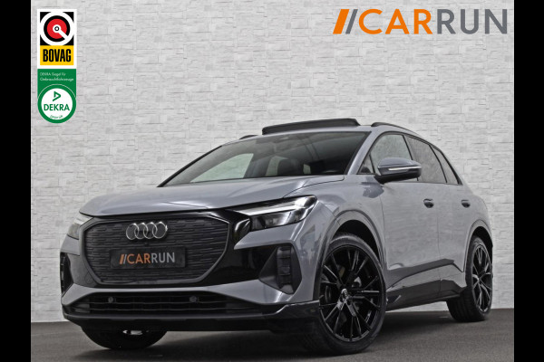 Audi Q4 e-tron 40 S-Line 77 kWh | Panorama | #RS-Leder | Warmtepomp | Sportstoelen | ACC | Lane Ass. | 5x Q4 op voorraad! | MMi+ | Virtual-Cockpit | 3-Zone Climate Control | Getint Glas | Zwarte Hemel | Elktr. A klep | Kieselgrijs | Btw Auto.